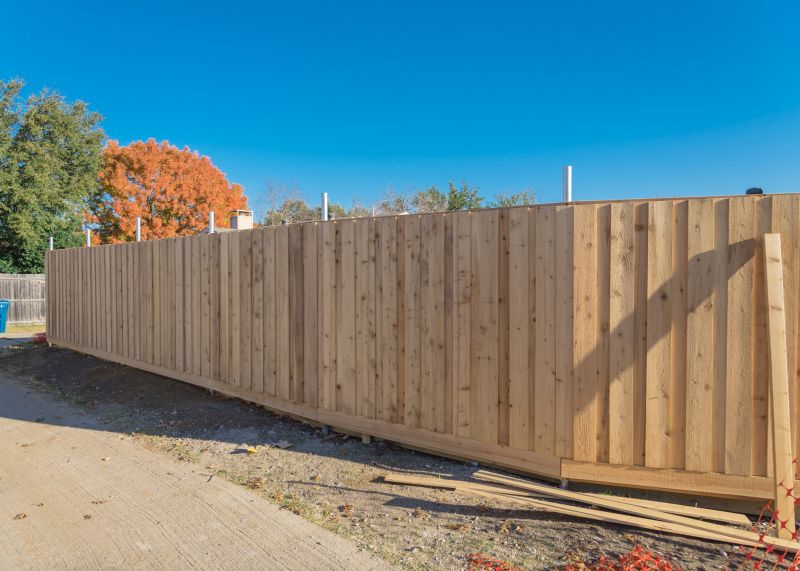 Privacy Fence at Property Line