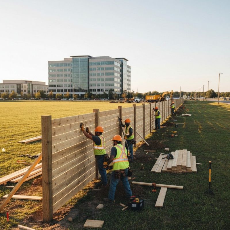 Cedar Fencing Installation detail