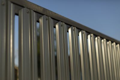 Commercial Metal Fence Service detail